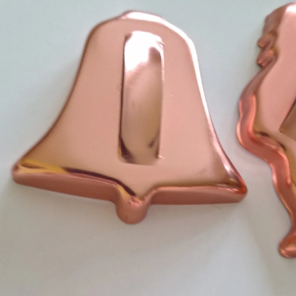 Unique Vintage Copper Cookie Cutters Set